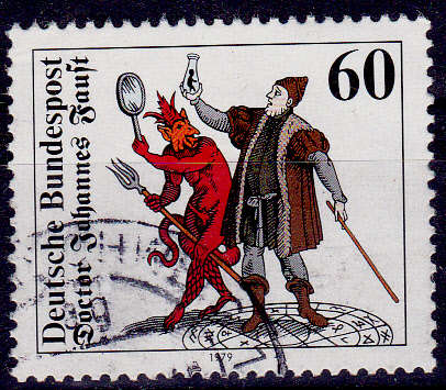 GERMANY 1979, 14 Nov. DR JOHANNES FAUST, single, UH, CV +/-R 5.00 view scans