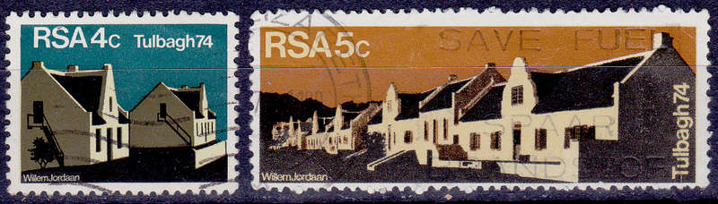 RSA 1974, 14 March. RESTORING of TULBAGH, set, UH, CV R 4.00, view scans.