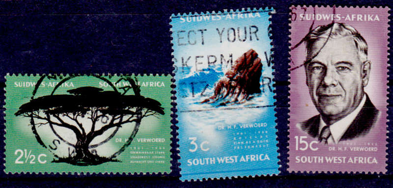 SWA 1967, 6 Jan. COMMEMORATION of Dr VERWOERD, set, UH, CV R 10.00 view scans