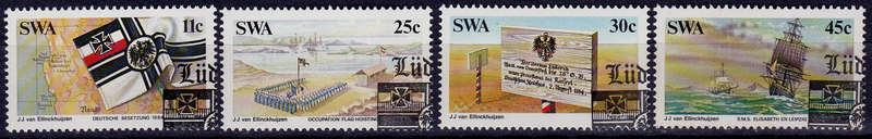SWA 1984, 7 Aug. CENTENARY of GERMAN COLONISATION, set, CTO, CV R ?? view scans