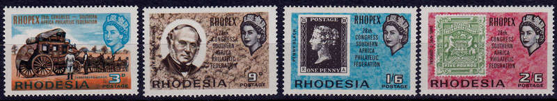 RHODESIA 1966, 2 May. 28th CONGRESS SAPF RHOPEX, set, MNH, CV R 38.00, view scans