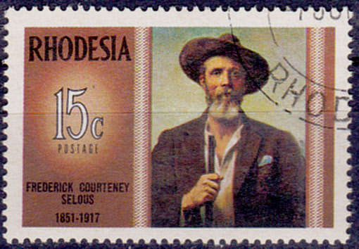 RHODESIA 1971, 1 March. FAMOUS RHODESIANS, FC SELOUS, single, UH, CV R 12.00, view scans