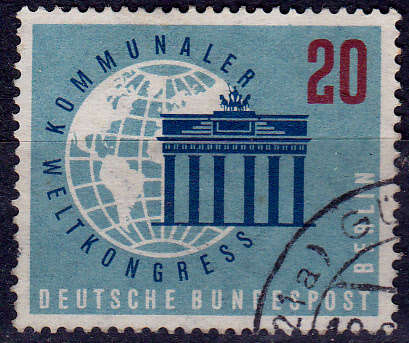 GERMANY BERLIN 1959, 18 June. INTERNATIONAL COUNCIL CONGRESS, single, UH, CV +/-R 10.00 view scans