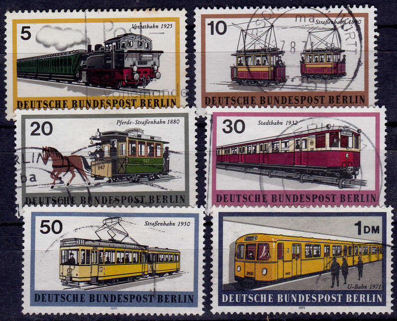 GERMANY BERLIN 1971, 18 Jan. TRANSPORTATION BERLIN, set, UH, CV +/-R 70.00 view scans