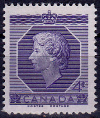 CANADA 1953, 1 June. CORONATION, single, MH, CV +/-R 5.00 view scans