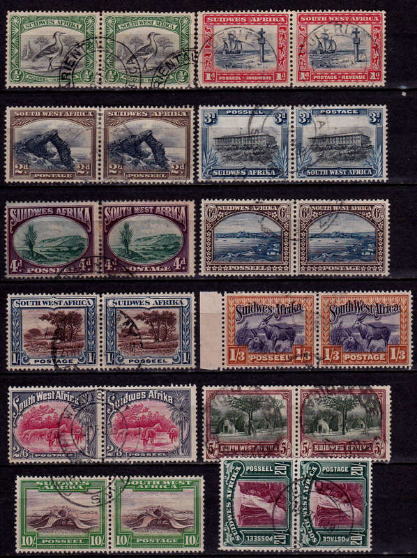 SWA 1931, 5 March. 1st PICTORIALS OF SWA, single, UH, CV R 2,860.00 view scans
