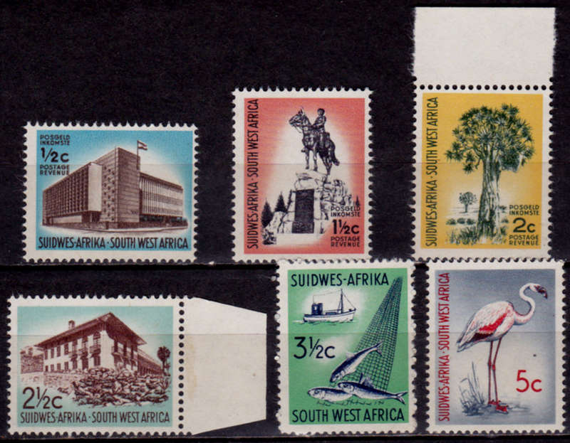 SWA 1962-1966. 1st DECIMAL DEFINITIVE ISSUE GROUP II, set, MNH, CV R 780.00 view scans