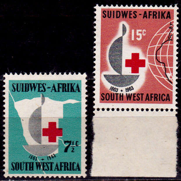 SWA 1963, 30 Aug. RED CROSS CENTENARY, set, MNH, CV R 220.00 view scans