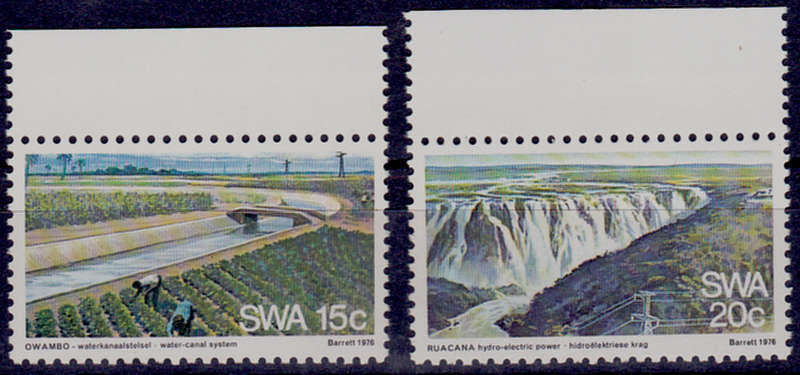 SWA 1976, 19 Nov. WATER SUPPLY, set, MNH, CV R 5.00 view scans