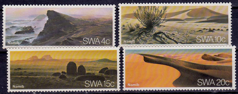 SWA 1977, 29 March. NAMIB DESERT, set, MNH, CV R 10.00 view scans