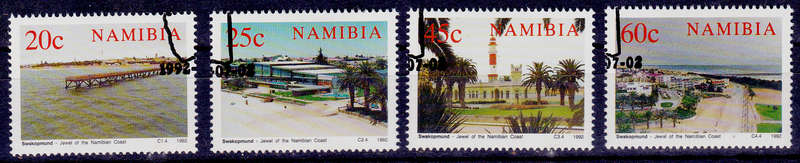 NAMIBIA 1992, 2 July. SWAKOPMUND, set, CTO, CV R ??, view scans
