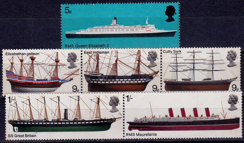ENGLAND 1969, 15 Jan. BRITISH SEAMEN and SHIPBUILDERS, set, MH, CV +/-R 30.00 view scans