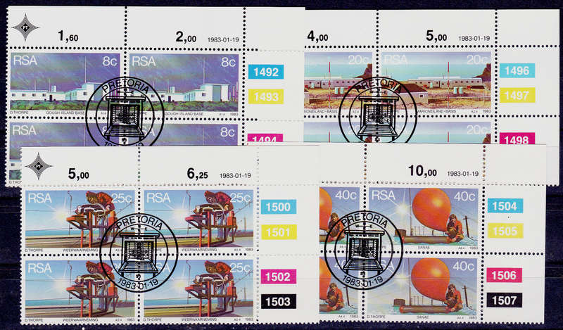 RSA 1983, 19 Jan. WEATHER STATIONS, set controls, CTO, CV R ?? view scans