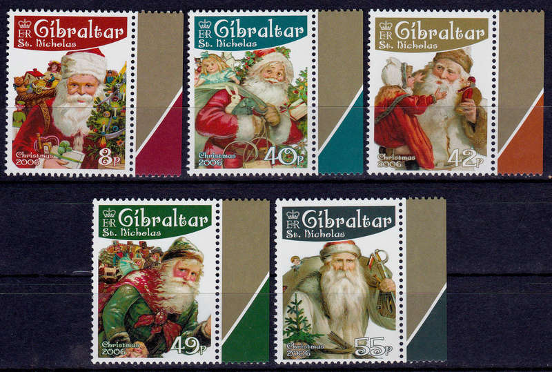 GIBRALTAR 2006, 1 Nov. MERRY CHRISTMAS, set, MNH, CV +/-R 80.00 view scans