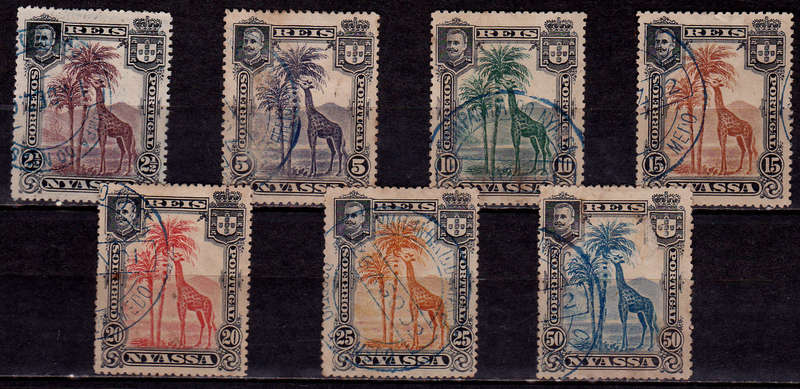 NYASSA 1901, 1 Aug. GIRAFFE, set, UH, CV +/-R 80.00 view scans