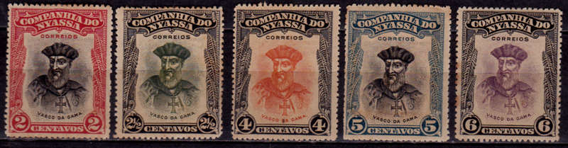 NYASSA 1921 - 1923. VASCO DA GAMA, set, MH, CV +/-R 75.00 view scans