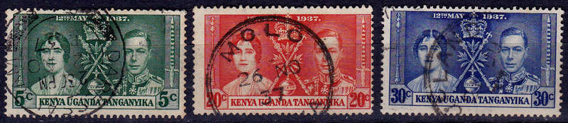 KUT 1937, 12 May. CORONATION of KGVI and QE, UH, CV +/- R 40.00 view scans