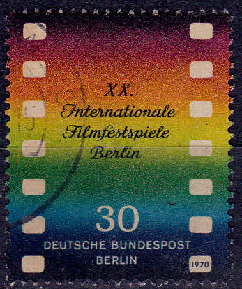 GERMANY BERLIN 1970, 18 June. INTL FILM FESTIVAL, single, UH, CV +/-R 5.00 view scans