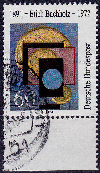 GERMANY 1991, 8 Jan. 100th ANNIV BIRTH ERICH BUCHHOLZ , single, UH, CV+/- R 5.00 view scans