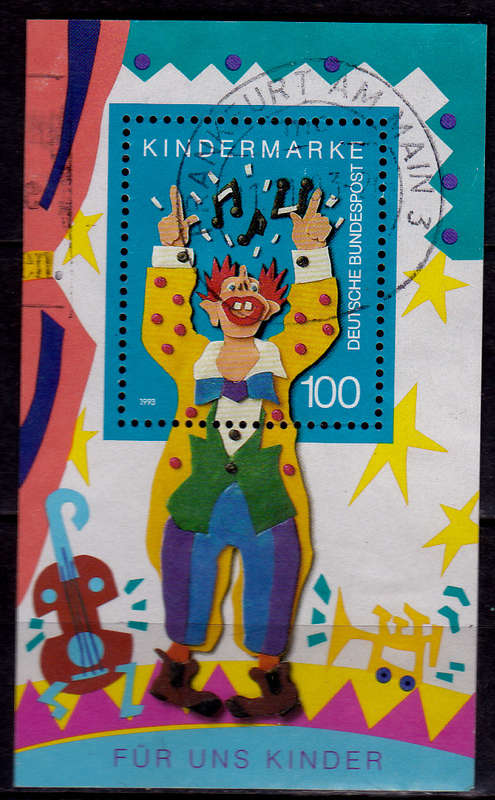 GERMANY 1993, 16 Sept. CHILDREN STAMPS, minisheet, UH, CV+/- R 20.00 view scans