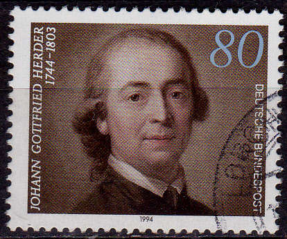 GERMANY 1994, 11 Aug. 250th ANNIV BIRTH JG HERDER, single, UH, CV+/- R 10.00 view scans