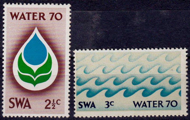SWA 1970, 14 Feb. WATER 70 CAMPAIG, set, MH, CV R 14.00 view scans
