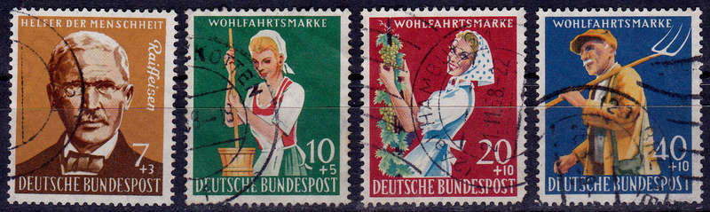 GERMANY 1958, 1 Oct. CHARITY STAMPS, set, UH, CV+/- R 220.00 view scans