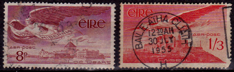 IRELAND 1954, 13 Dec. AIRMAIL SUPPLEMENTARY, set, UH, +/-R 50.00, view scans