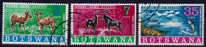 BOTSWANA 1967, 2 Oct. CHOBE GAME RESERVE, set, UH, CV +/-R 25.00 view scans