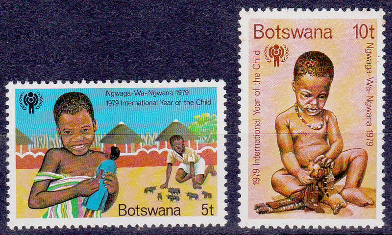 BOTSWANA 1979, 24 Sept. INTERNATIONAL YEAR OF THE CHILD, set, MH, CV +/-R 10.00 view scans