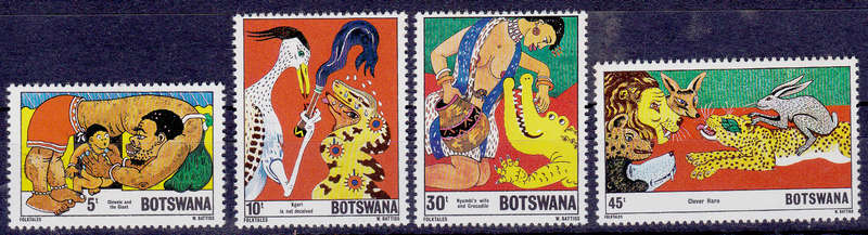 BOTSWANA 1980, 8 Sept. FOLKTALES, set, MH, CV +/-R 40.00 view scans