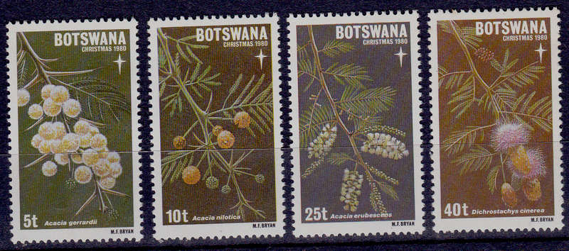 BOTSWANA 1980, 3 Nov. CHRISTMAS, set, MH, CV +/-R 35.00 view scans