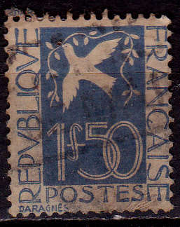 FRANCE 1934, 20 Feb. PEACE, single, UH, CV+/-R 280.00 view scans