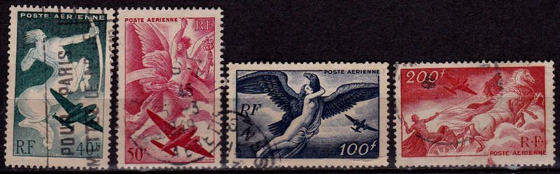 FRANCE 1946-1947, 27 May. AIRMAIL, set, UH, CV +/-R 90.00 view scans