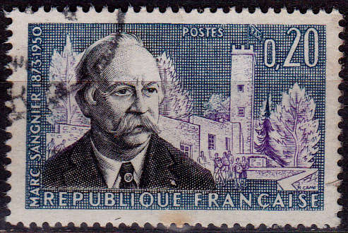 FRANCE 1960, 5 Nov. 10th ANNIV DEATH MARC SANGNIER, single, UH, CV +/-R 5.00 view scans