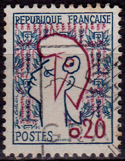 FRANCE 1961, 23 Feb. NEW MARIANNE TYPE, single, UH, CV +/-R 5.00 view scans