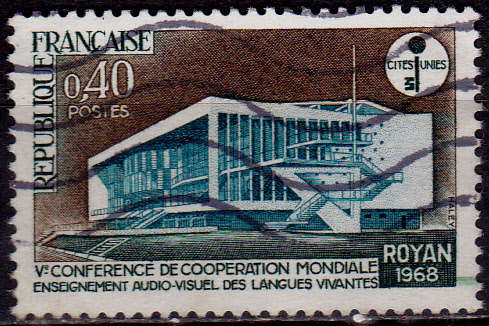 FRANCE 1968, 13 April. WORLD CO-OP LANGUAGES CONFERENCE, single, UH, CV +/-R 5.00 view scans