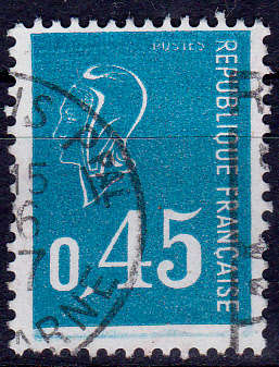 FRANCE 1971, 6 Feb. MARIANNE NEW VALUE, single, UH, CV +/-R 5.00 view scans