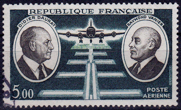 FRANCE 1971, 17 April. DAURAT and VANIER, single, UH, CV +/-R 10.00 view scans