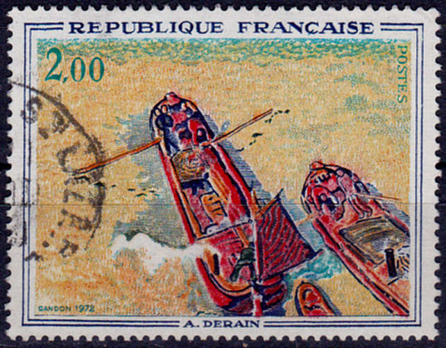 FRANCE 1972, 16 Dec. FRENCH ART, single, UH, CV +/-R 55.00 view scans