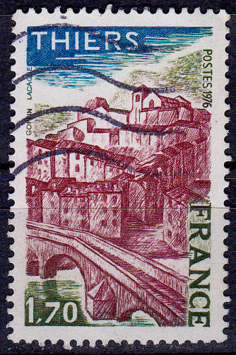 FRANCE 1976, 9 Oct. TOURIST PUBLICITY, single, UH, CV +/-R 10.00 view scans