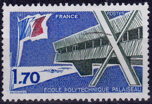 FRANCE 1977, 4 June. POLYTECHNIC SCHOOL, single, UH, CV +/-R 10.00 view scans