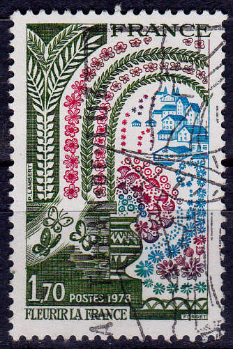 FRANCE 1978, 22 April. MAKE FRANCE BLOOM, single, UH, CV +/-R 20.00 view scans