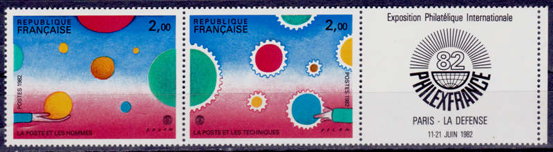 FRANCE 1982, 13 Feb. PHILEXFRANCE 82, set, MNH, CV +/-R 180.00 view scans
