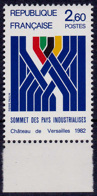 FRANCE 1982, 4 June. INDUSTRIALISED COUNTRIES SUMMIT, single, MNH, CV +/-R 15.00 view scans