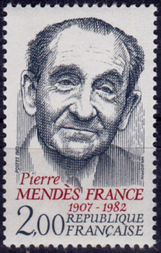 FRANCE 1983, 16 Dec. PIERRE MENDES FRANCE, single, MNH, CV +/-R 15.00 view scans