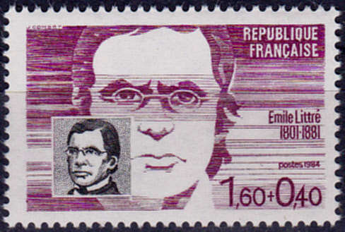 FRANCE 1984, 14 Jan. EMILE LITTRE, single, MNH, CV +/-R 15.00 view scans