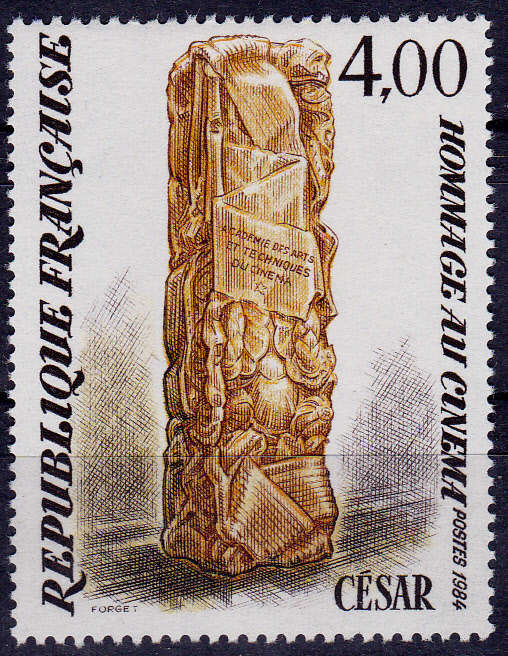 FRANCE 1984, 4 Feb. FILM PRIZE CESAR, single, MNH, CV +/-R 40.00 view scans