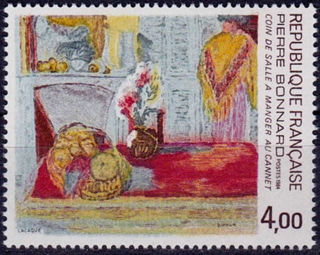 FRANCE 1984, 14 April. PAINTING by PIERRE BONNARD, single, MNH, CV +/-R 40.00 view scans