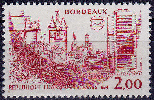 FRANCE 1984, 9 June. FEDERATION FRENCH PHILATELIC SOCIETIES, single, MNH, CV +/-R 15.00 view scans